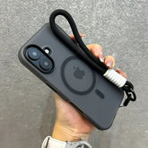 Candy Color Magnetic Case with Lanyard for iPhone